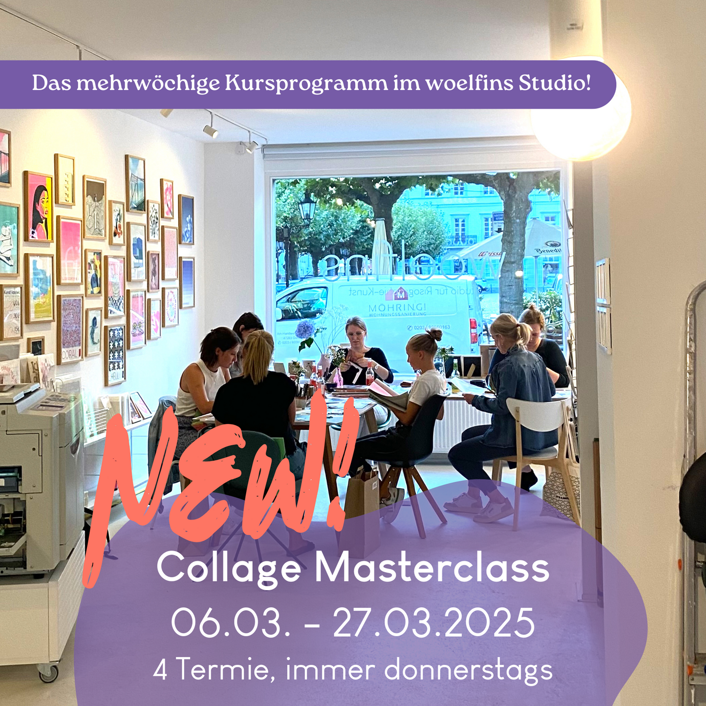 März 2025 (donnerstags): Collage Masterclass [inkl. Risographien]