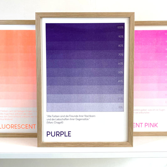 Purple (offene Auflage) | Kunst Poster
